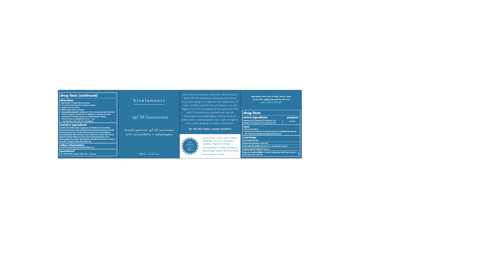 SPF50 FaceScreen Bioelements