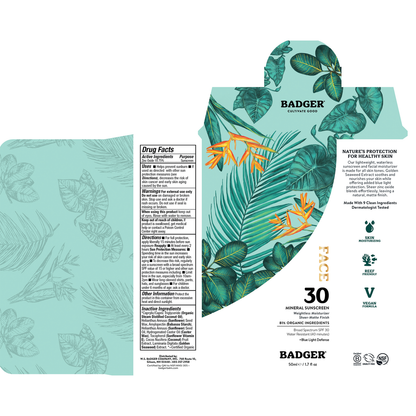 SPF 30 Face Mineral Sunscreen Badger