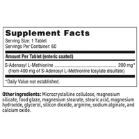 SAMe 200 60 tabs by Klaire Labs