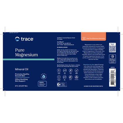 Pure Magnesium Oil Trace Minerals Research
