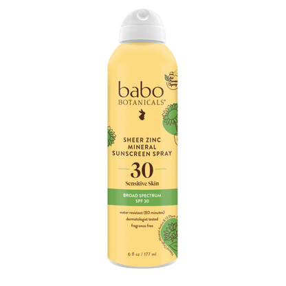 Sheer Zinc Sunscreen SPF 30 Babo Botanicals