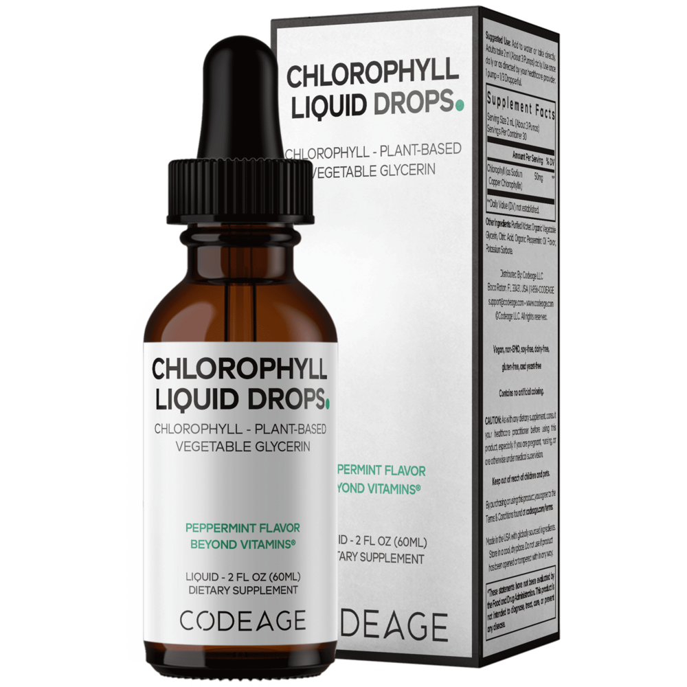 Chlorophyll+ Liquid Drops by Codeage