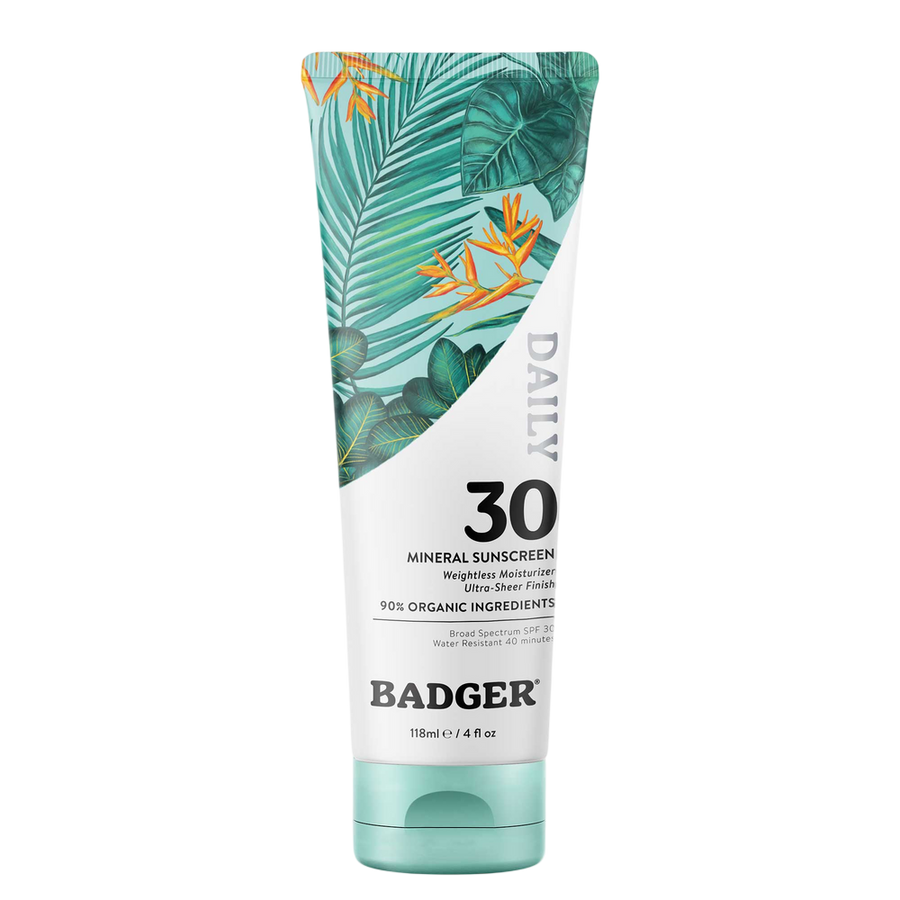 SPF 30 Daily Mineral Sunscreen Lotion Badger