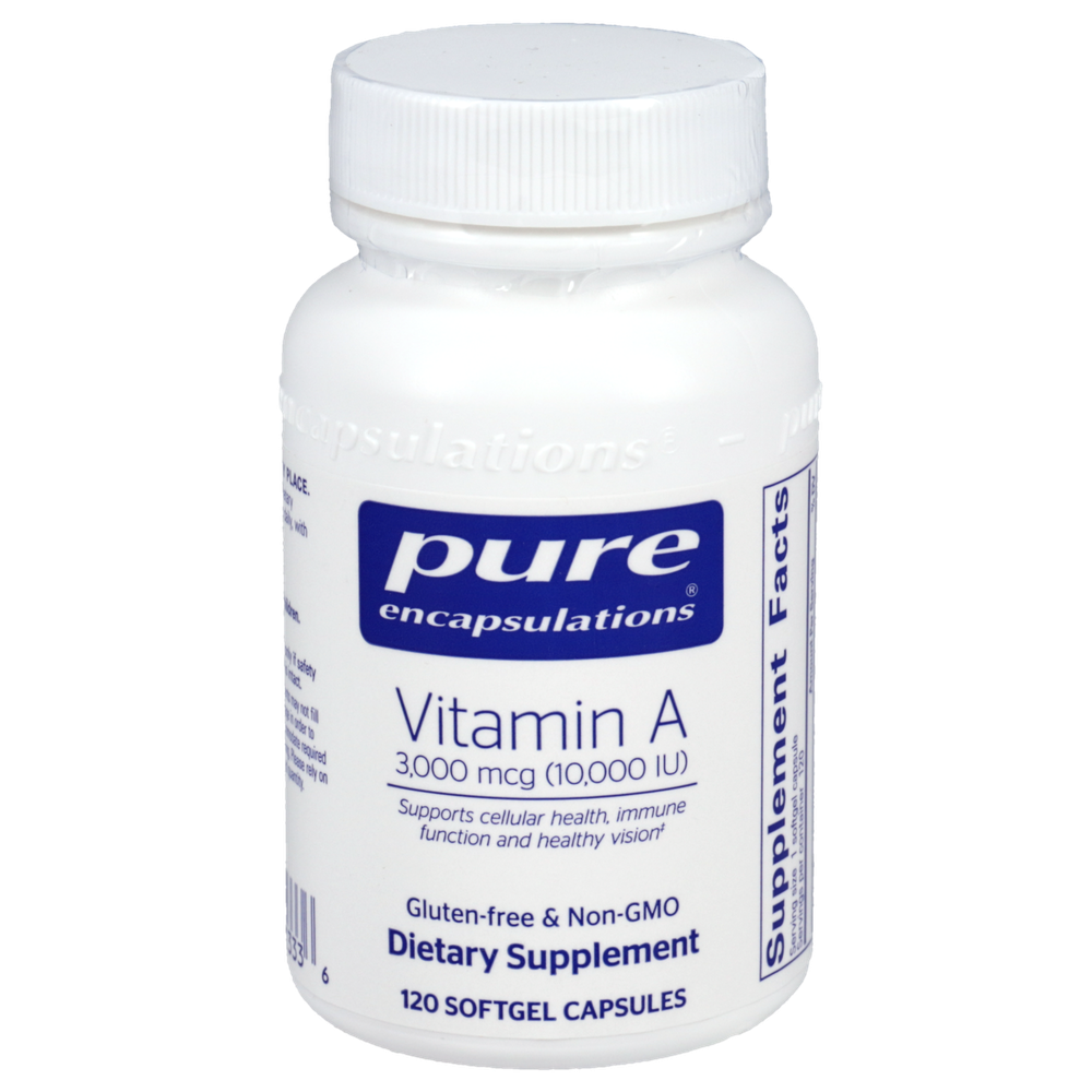 Vitamin A 3,000mcg (10,000IU) by Pure Encapsulations