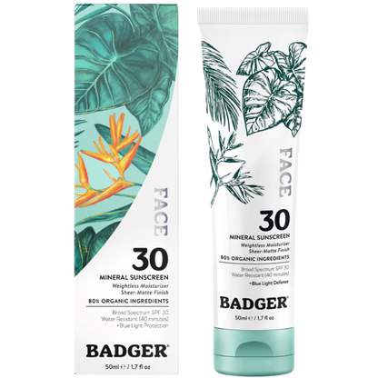 SPF 30 Face Mineral Sunscreen Badger