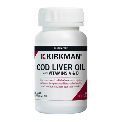 Cod Liver Oil with Vitamins A and D Kirkman Professional