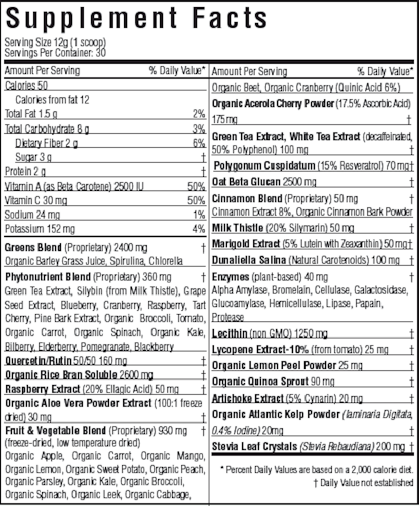 NanoGreens10 Strawberry BioPharma Scientific