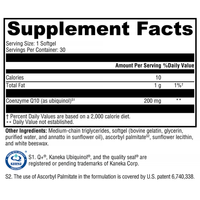 CoQmax Ubiquinol 200mg by XYMOGEN