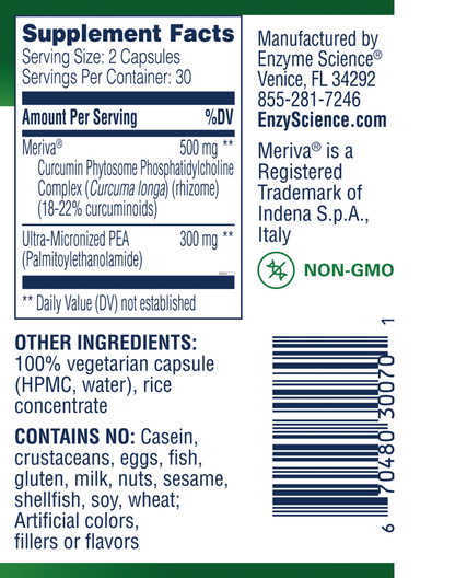 (PEA)+ With Meriva® Curcumin by Enzyme Science
