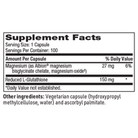 Reduced L-Glutathione (150 mg) by Klaire Labs