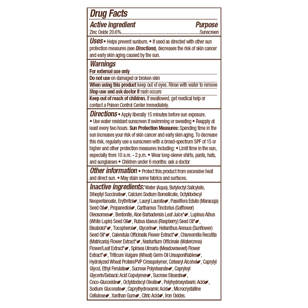 Daily Sheer Tinted Mineral Sunscreen Fluid SPF50 Babo Botanicals
