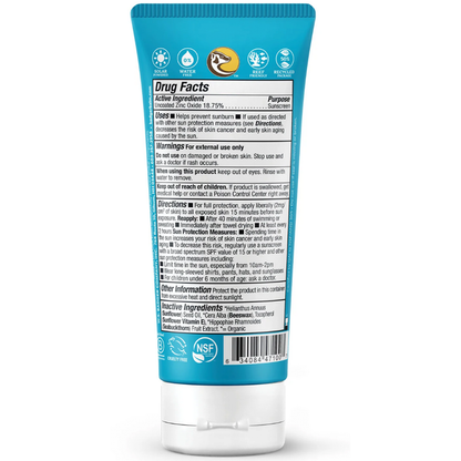 SPF 30 Clear Zinc Sunscreen Cream Badger