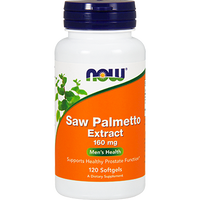 Saw Palmetto Extract 160 mg 120 softgels by NOW