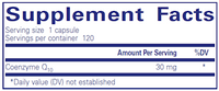 CoQ10 30 mg 120 vegcaps by Pure Encapsulations