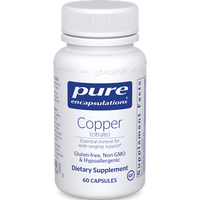 Copper (citrate) 60 vcaps by Pure Encapsulations