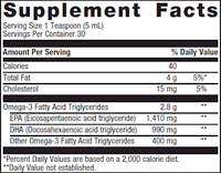 OmegaGenics® EPA-DHA 2400 Liquid (30 servings) by Metagenics