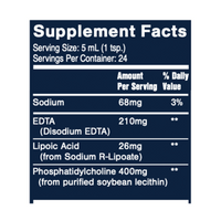 EDTA R Lipoic Acid Liposomal 4 oz by Quicksilver Scientific