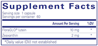 Lutein/Zeaxanthin 60 vcaps by Pure Encapsulations