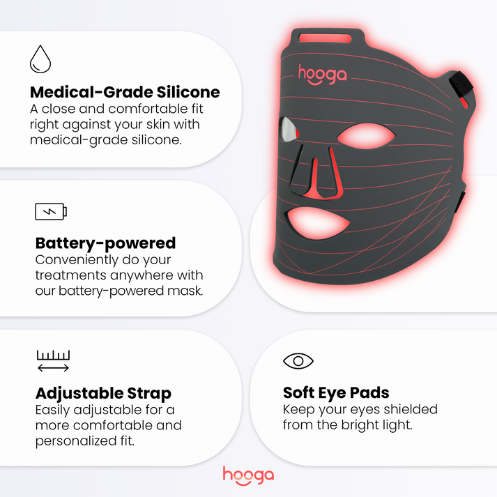 Red Light Therapy Face Mask by Hooga by Hooga Health