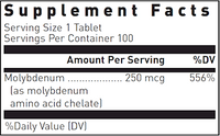 MOLYBDENUM 250mcg by Douglas Labs 100 TABS by Douglas Laboratories
