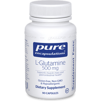 L-Glutamine 500 mg 90 vegcaps by Pure Encapsulations