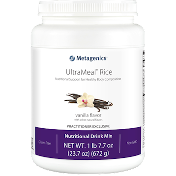 Ultra Meal Rice Natural Vanilla: Metagenics: 22 oz by Metagenics