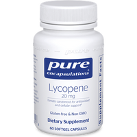 Lycopene 20 mg 60 gels by Pure Encapsulations