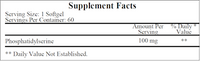 Phosphatidylserine 60 softgels by Ecological Formulas