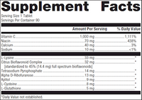 Ultra Potent-C® 1000 90 T by Metagenics