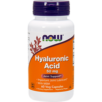 Hyaluronic Acid with MSM 60 vcaps by NOW