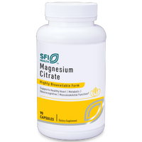 Magnesium Citrate 90 capsules by Klaire Labs by Klaire Labs/SFI Health