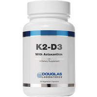 K2-D3 w/Astaxanthin 30 vegcaps by Douglas Laboratories