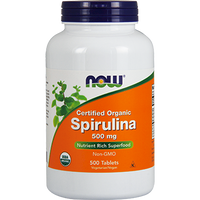 Spirulina 500 mg 500 tabs by NOW