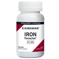 Iron Ferrochel 25 mg 120 cap by Kirkman Labs