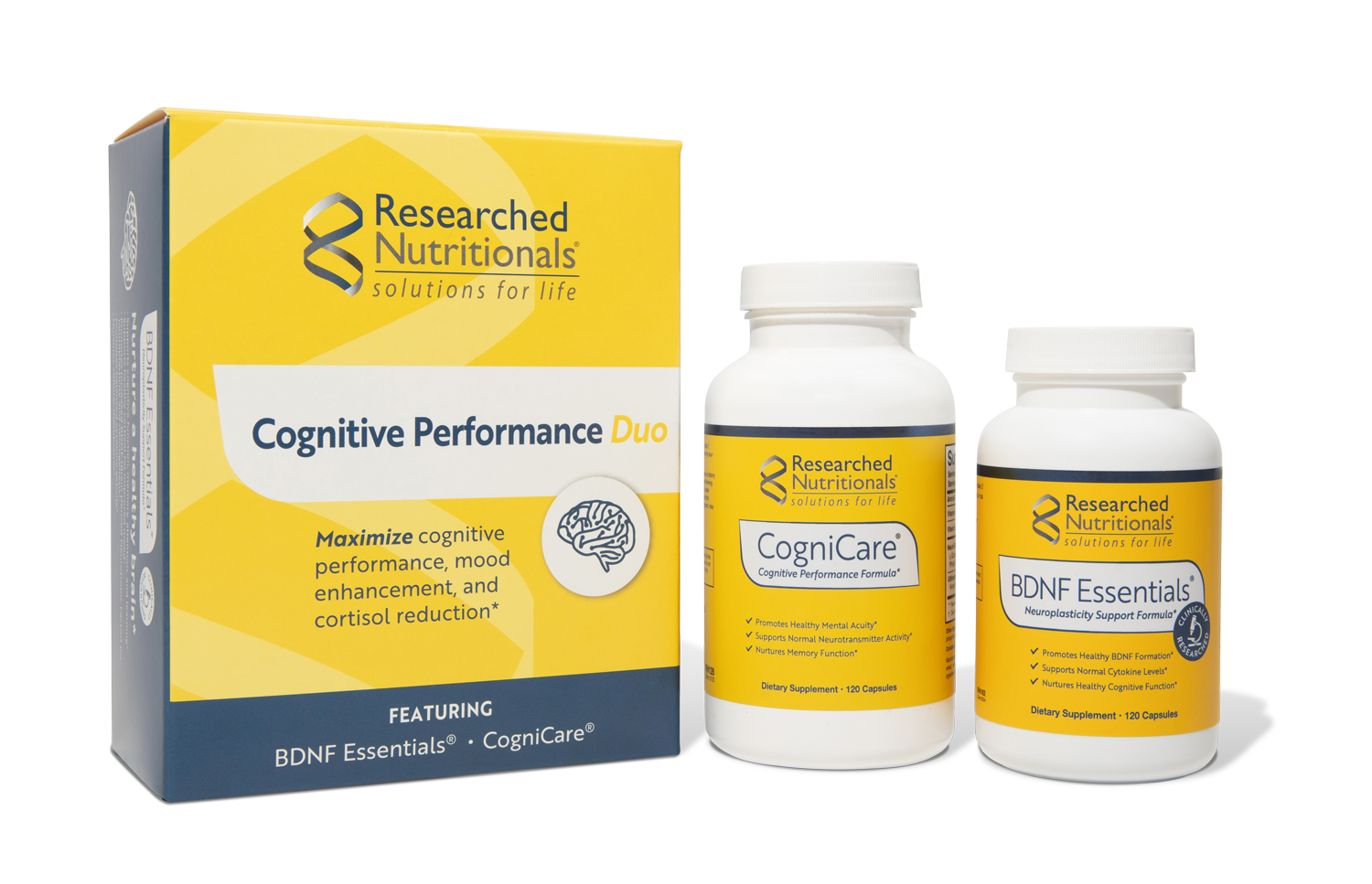 Cognitive Performance Duo by Researched Nutritionals
