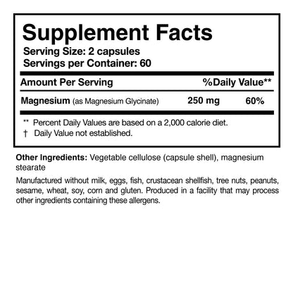 Magnesium Glycinate by Researched Nutritionals