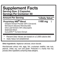 Microbinate 120 caps by Researched Nutritionals