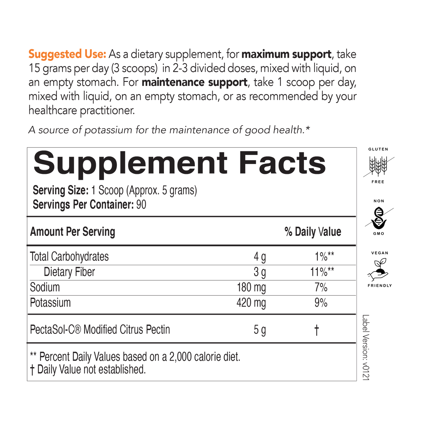 PectaSol-C® Powder by Researched Nutritionals