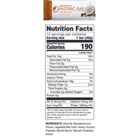 Fast Bar - Coconut Macadamia 12 bars by Prolon