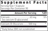 Calcium D-Glucarate 500 mg 90 caps by Douglas Laboratories