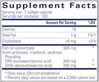 EPA/DHA with lemon 120 gels by Pure Encapsulations