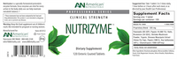 Nutrizyme 535 mg 120 tabs by American Nutraceuticals by American Nutriceuticals
