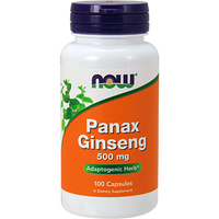 Panax Ginseng 500 mg 100 caps by NOW