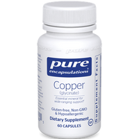 Copper (glycinate) 2 mg 60 vcaps by Pure Encapsulations