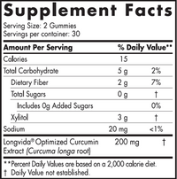 Zero Sugar Curcumin 60 Gummies by Nordic Naturals