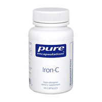 Iron-C 60 vcaps by Pure Encapsulations