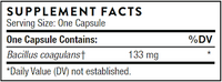 Bacillus Coagulans 60 vegcaps by Thorne Research