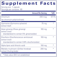 Glucose Support Formula 120 vegcaps by Pure Encapsulations