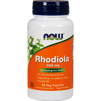 Rhodiola 500 mg 60 vegcaps by NOW