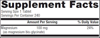 Mag Glycinate 240 Tablets by Metagenics